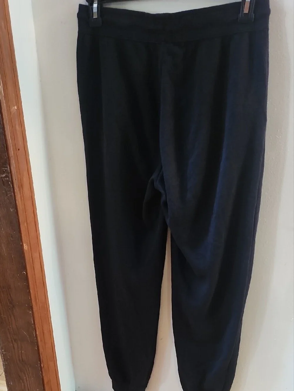 Nike Adult  Black Jogger Sweatpants with Red Hawks Script